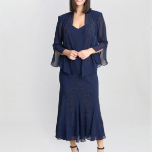 Lorna Beaded Chiffon Dress And Jacket