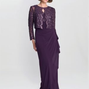 Susanne Maxi Dress With Lace Jacket