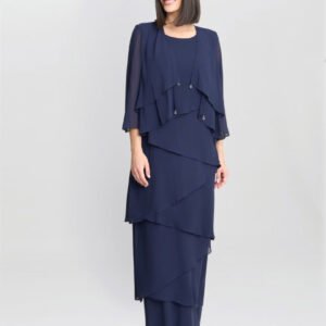 Colette Jacket And Asymmetric Tiered Dress